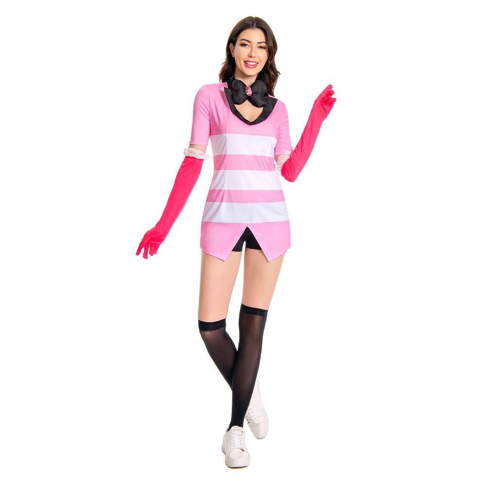 Hazbin Hotel Angel Dust Outfits Halloween Carnival Suit Cosplay Costume