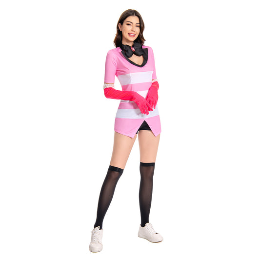 Hazbin Hotel Angel Dust Outfits Halloween Carnival Suit Cosplay Costume