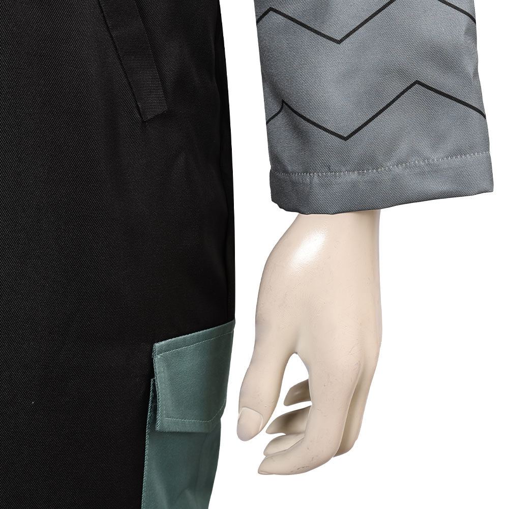 Kaiju No.8 Season 2 Ashiro Mina Woman Black Coverall Halloween Carnival Party Cosplay Costume