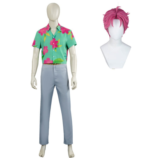 Kpop Demon Hunters Abby Soda Pop Shirt Pants Set Outfits Halloween Carnival Party Cosplay Costume
