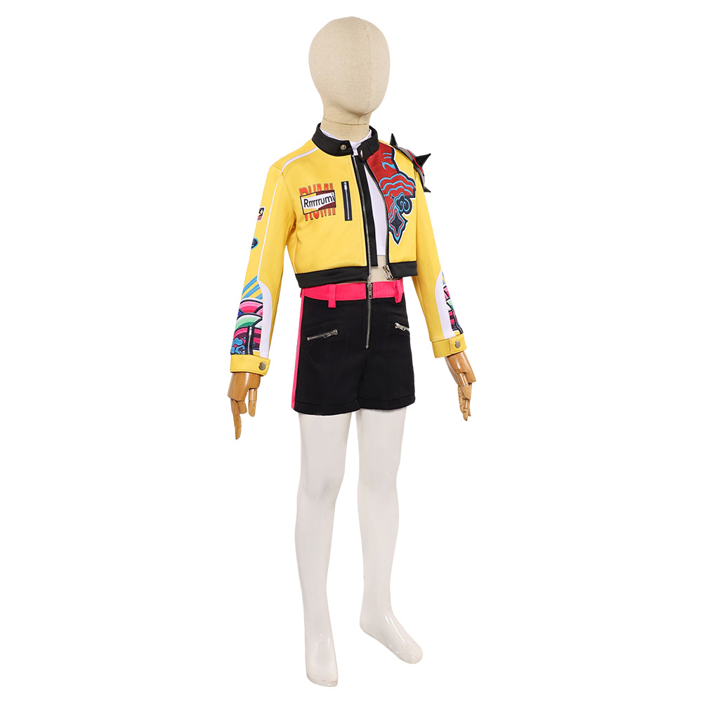 Kpop Demon Hunters Huntrix Team Outfits For Kids Children Halloween Carnival Party Cosplay Costume