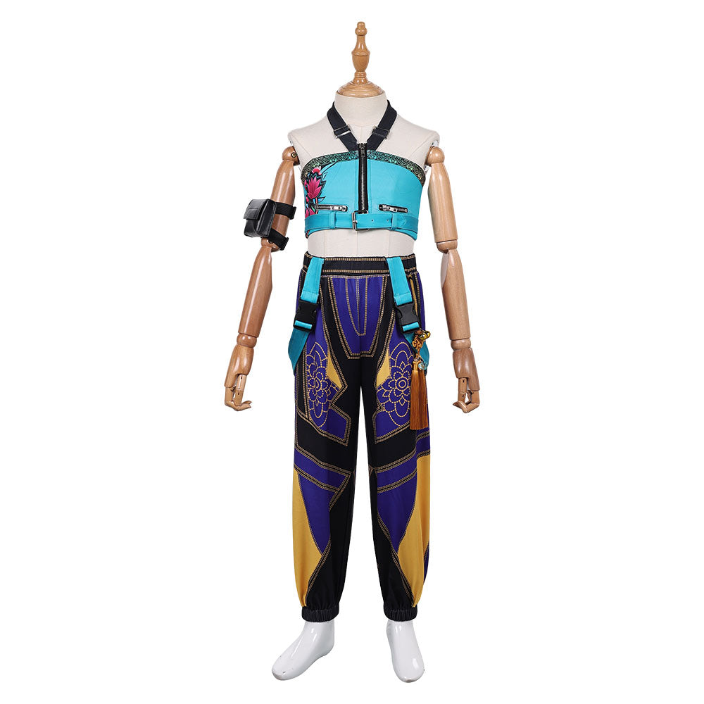 Kpop Demon Hunters Huntrix Team Outfits For Kids Children Halloween Carnival Party Cosplay Costume