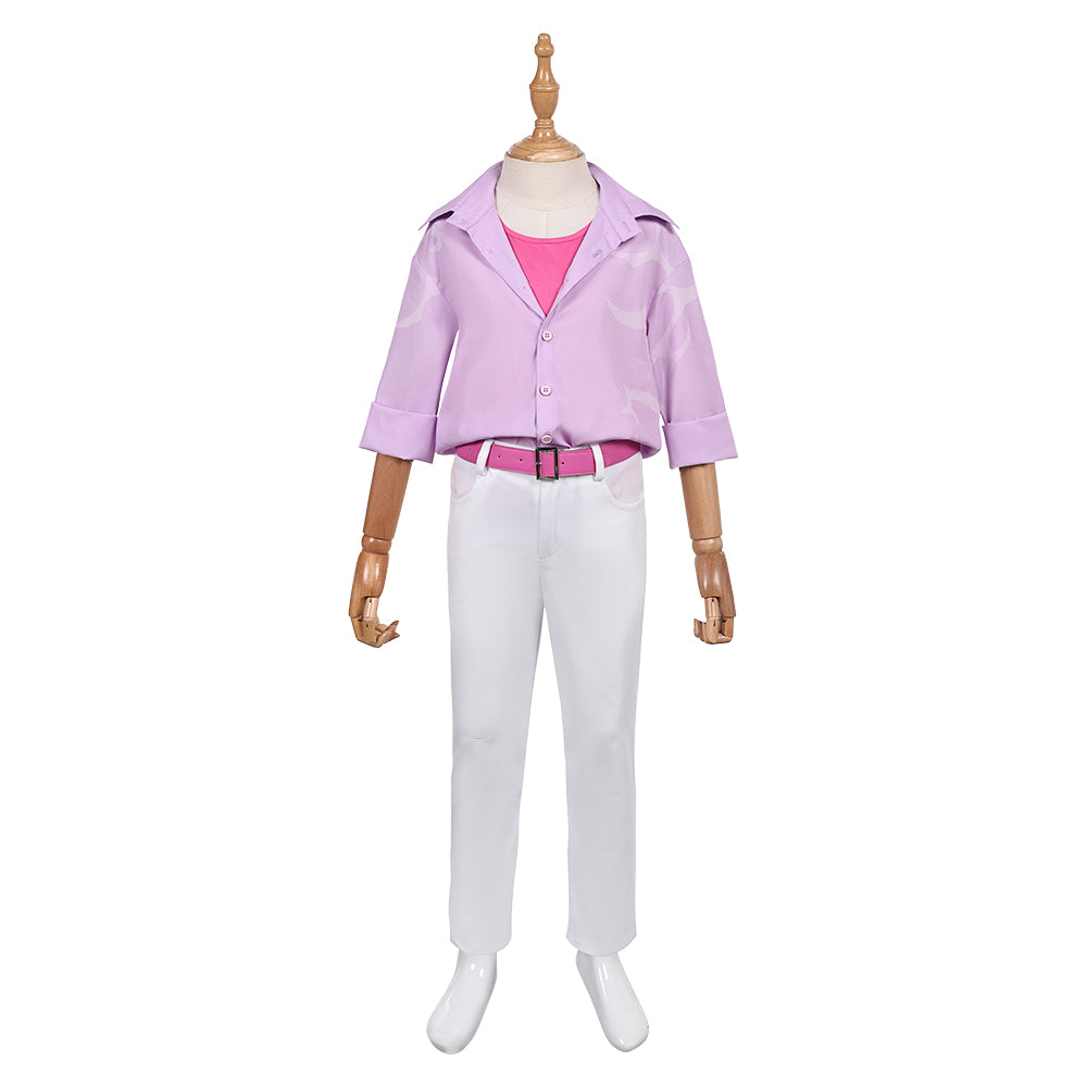 Kpop Demon Hunters Jinu Soda Pop Fullset Outfits For Kids Halloween Carnival Party Cosplay Costume