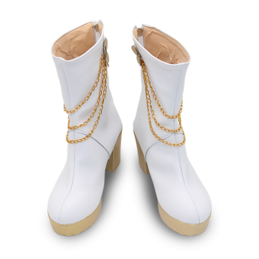 Kpop Demon Hunters Mira Golden White Uniform Halloween Carnival Party Cosplay Costume