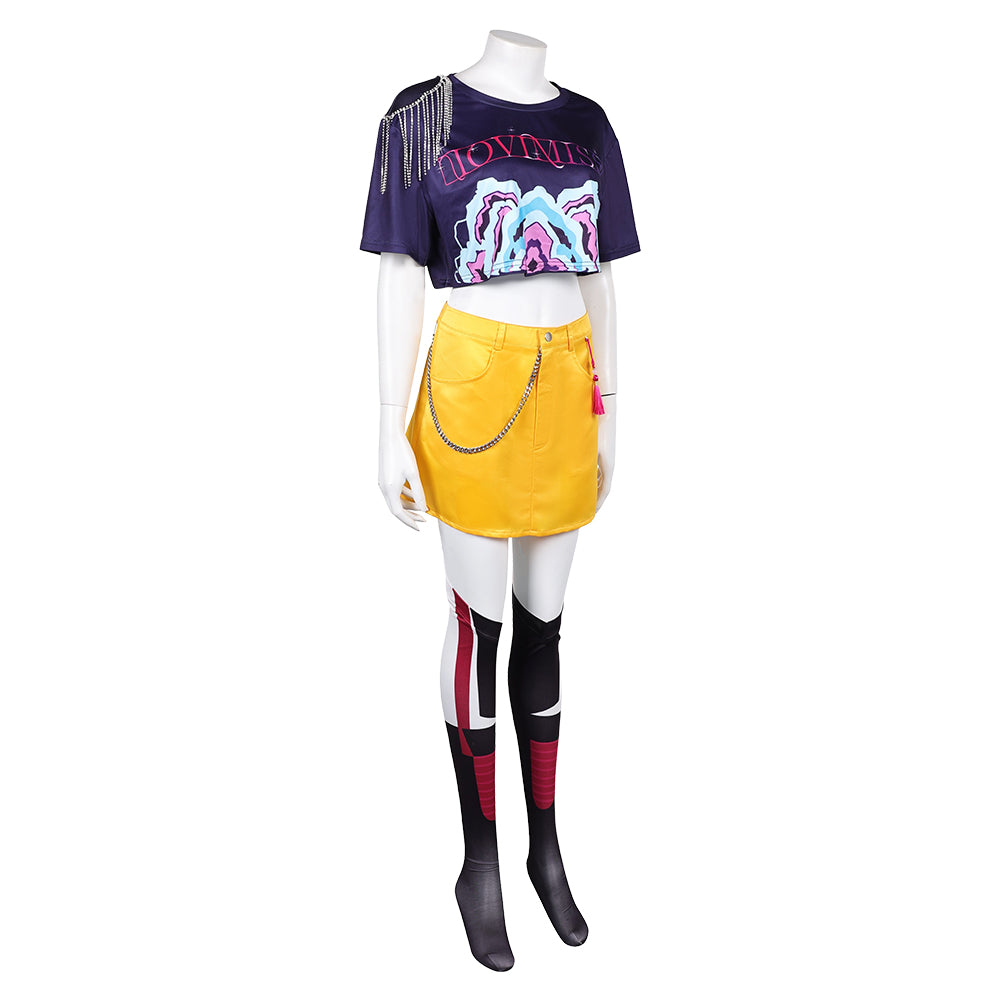 Kpop Demon Hunters Mira How it's Done Fullset Halloween Carnival Party Cosplay Costume
