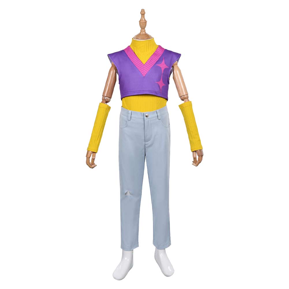 Kpop Demon Hunters Mystery Soda Pop Fullset Outfits For Kids Halloween Carnival Party Cosplay Costume