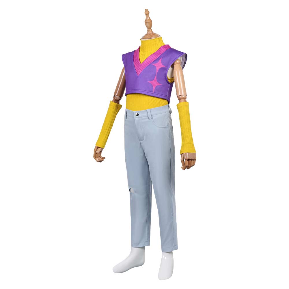 Kpop Demon Hunters Mystery Soda Pop Fullset Outfits For Kids Halloween Carnival Party Cosplay Costume
