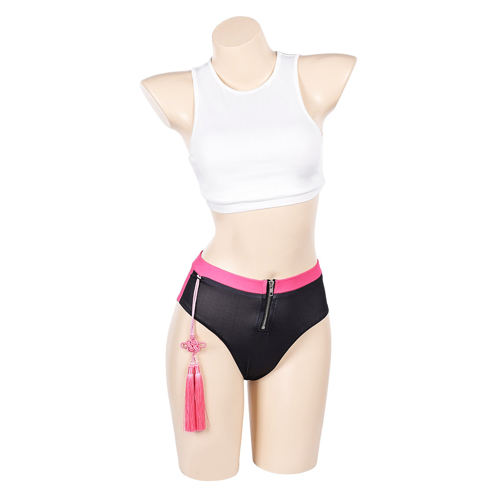 Kpop Demon Hunters Rumi 3Pcs Swimsuit Halloween Carnival Party Cosplay Costume Original Design
