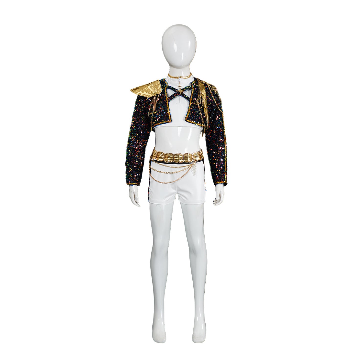 Kpop Demon Hunters Rumi Golden Stage Outfits For Kids Children Halloween Carnival Party Cosplay Costume