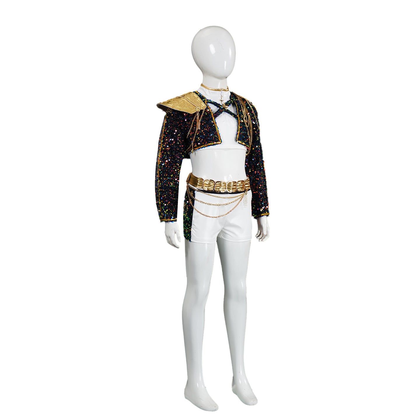 Kpop Demon Hunters Rumi Golden Stage Outfits For Kids Children Halloween Carnival Party Cosplay Costume