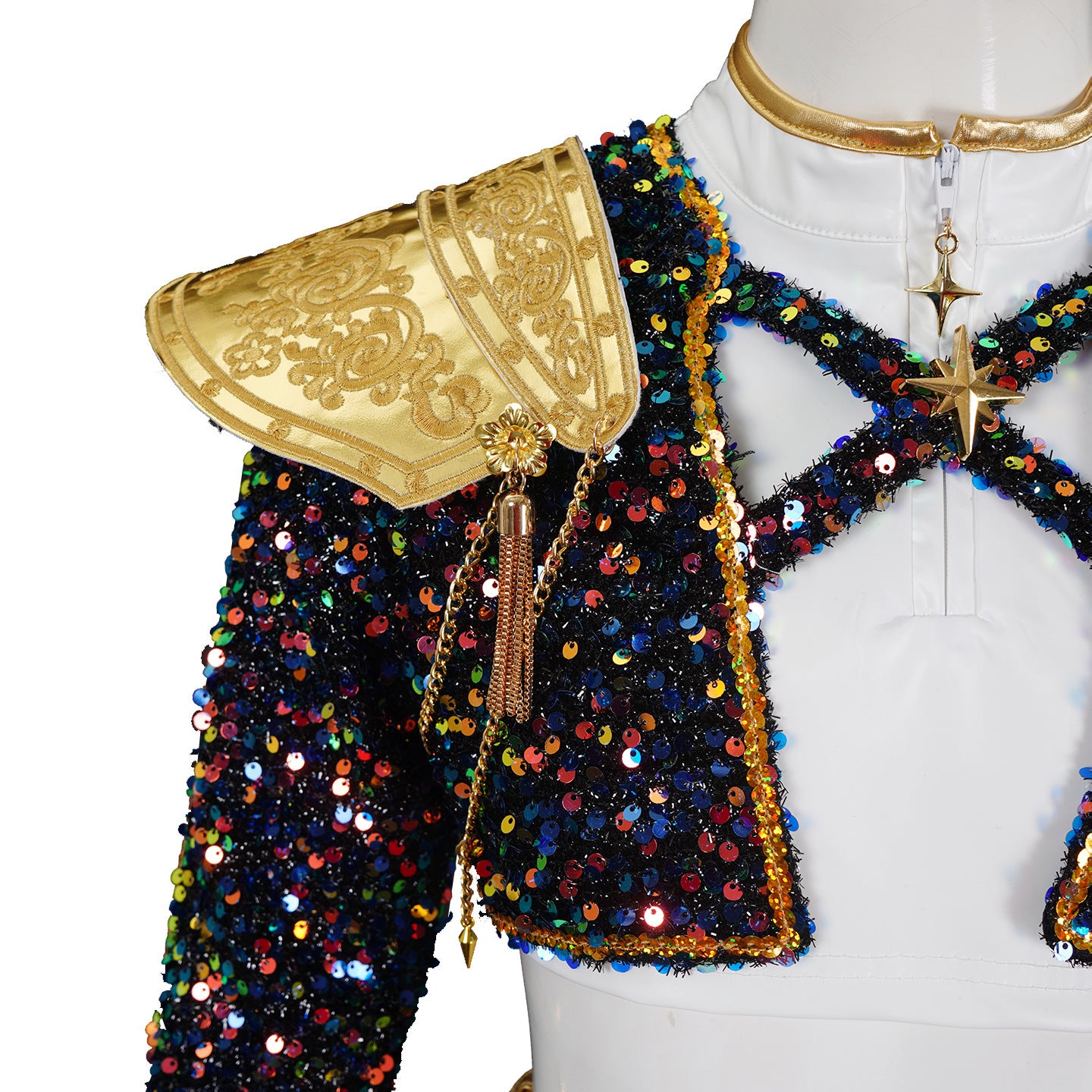 Kpop Demon Hunters Rumi Golden Stage Outfits For Kids Children Halloween Carnival Party Cosplay Costume