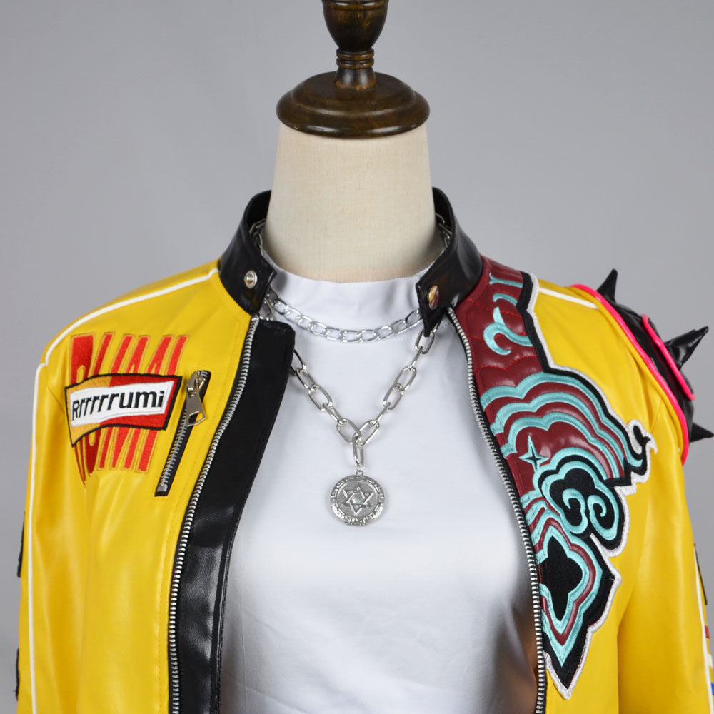 Kpop Demon Hunters Rumi How it's Done Yellow Jacket Stage Outfits Fullset Halloween Carnival Party Cosplay Costume