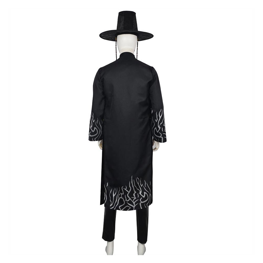 Kpop Demon Hunters Jinu Your Idol Black Stage Outfits Halloween Carnival Party Cosplay Costume