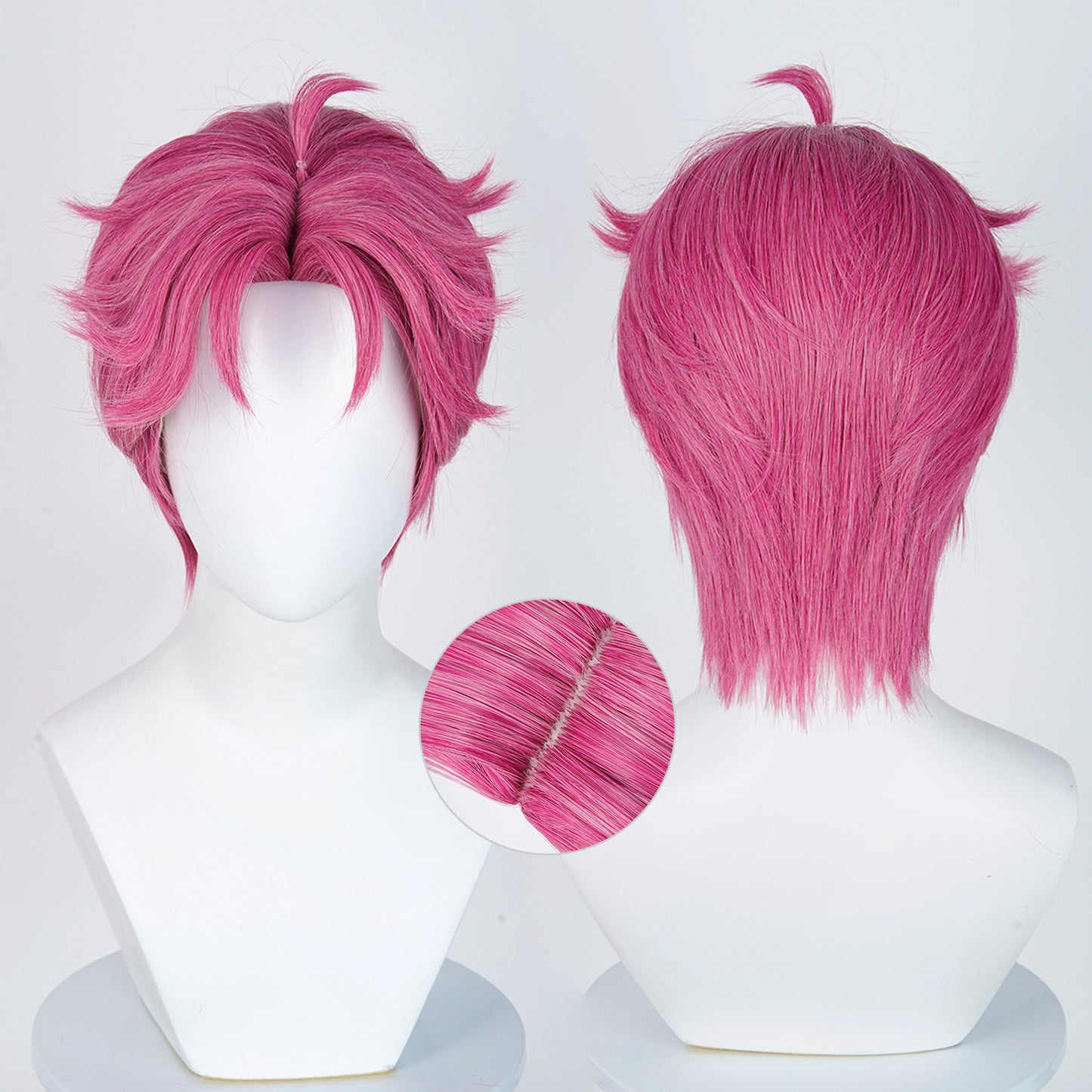 Kpop Demon Hunters The Saja Boys Wigs Halloween Carnival Party Cosplay Costume Accessories