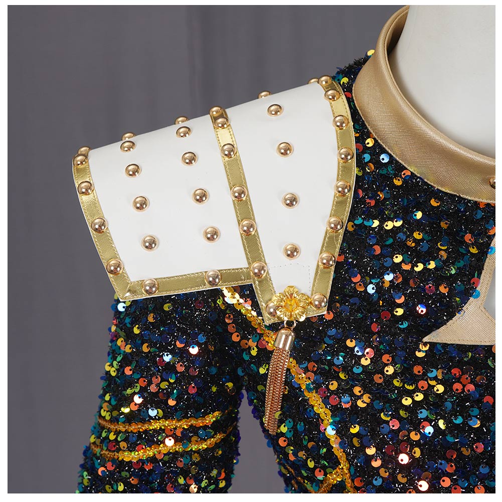 Kpop Demon Hunters Zoey Golden Uniform For Kids Halloween Carnival Party Cosplay Costume