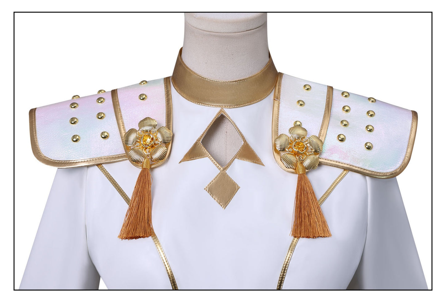Kpop Demon Hunters Zoey What it Sounds Like White Uniform Stage Outfits Halloween Party Cosplay Costume
