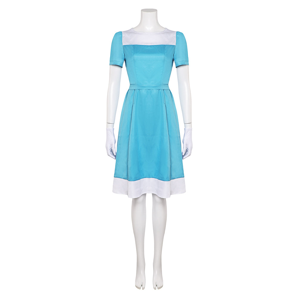 Lillusionniste Alice Blue Dress Halloween Carnival Party Cosplay Costume