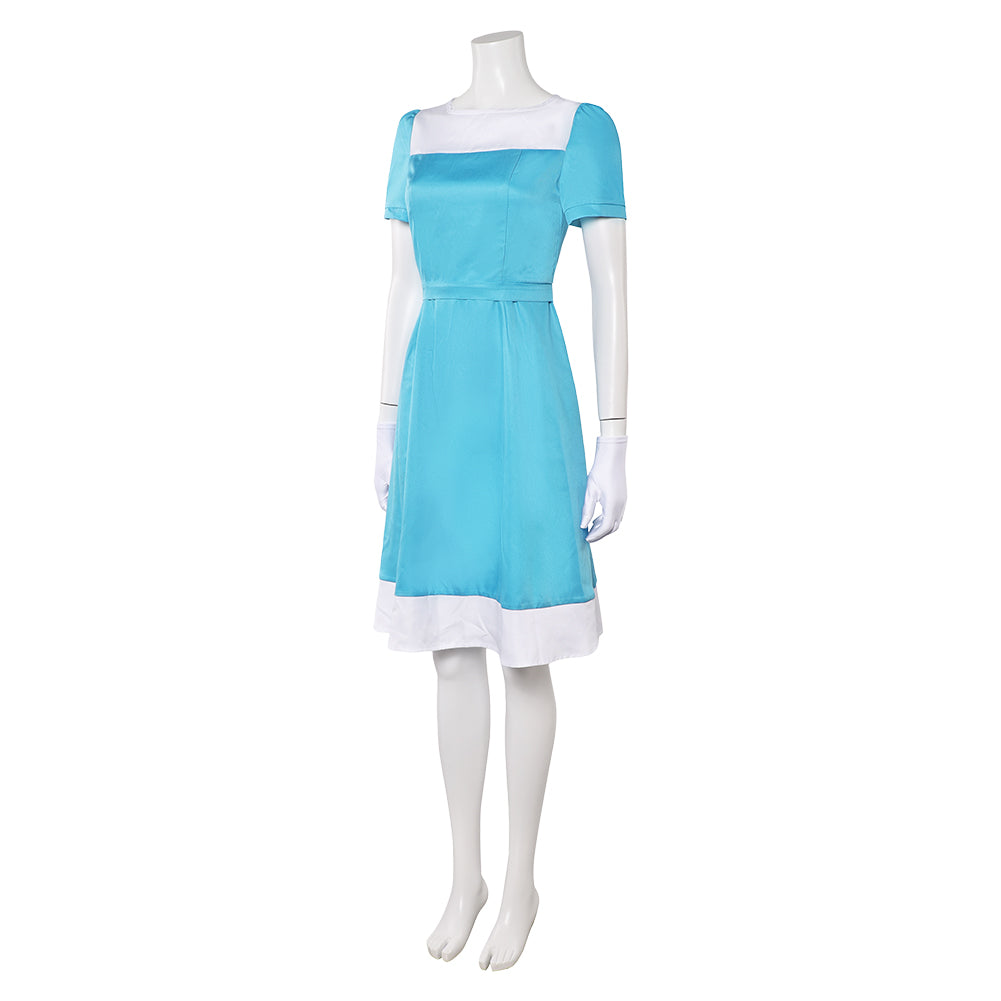 Lillusionniste Alice Blue Dress Halloween Carnival Party Cosplay Costume
