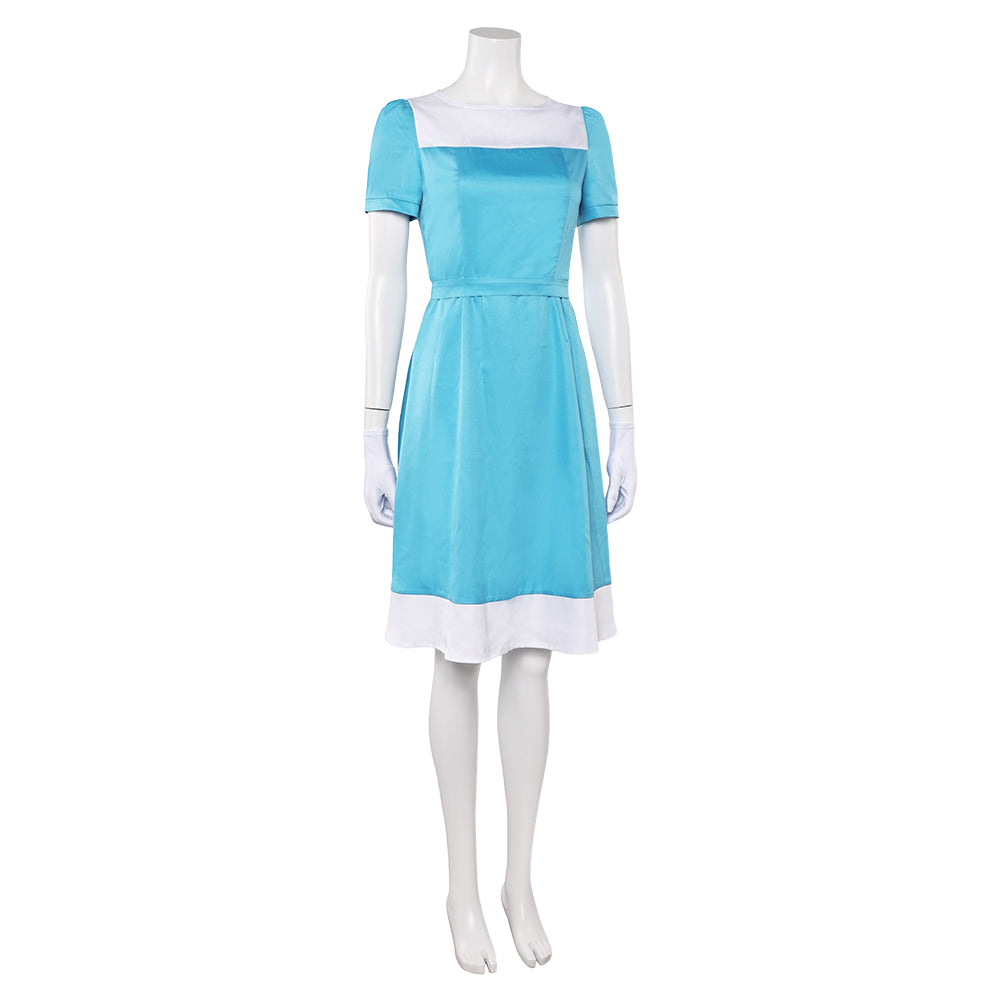 Lillusionniste Alice Blue Dress Halloween Carnival Party Cosplay Costume