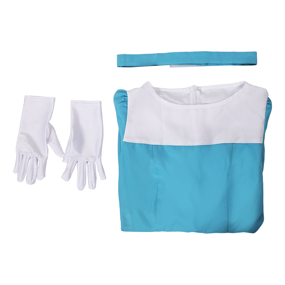 Lillusionniste Alice Blue Dress Halloween Carnival Party Cosplay Costume