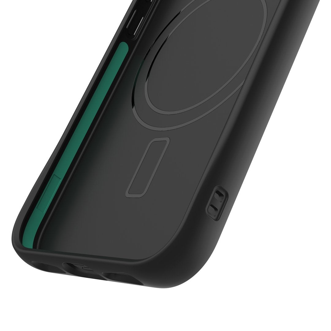 MagSafe® Compatible Black Leather Phone Case - Limitless 4.0