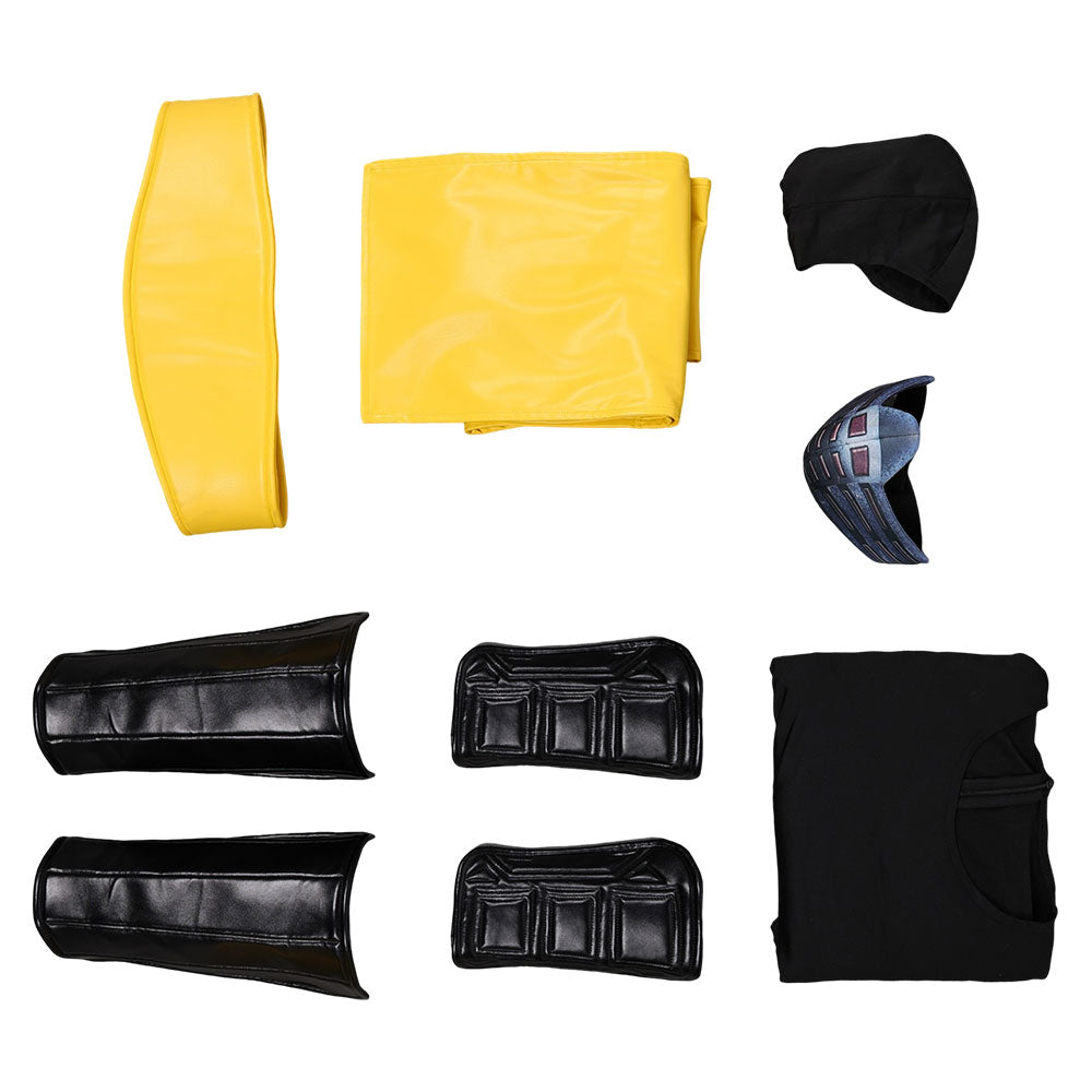 Mortal Kombat Scorpion Classic Yellow Ninja Outfits Halloween Carnival Party Cosplay Costume