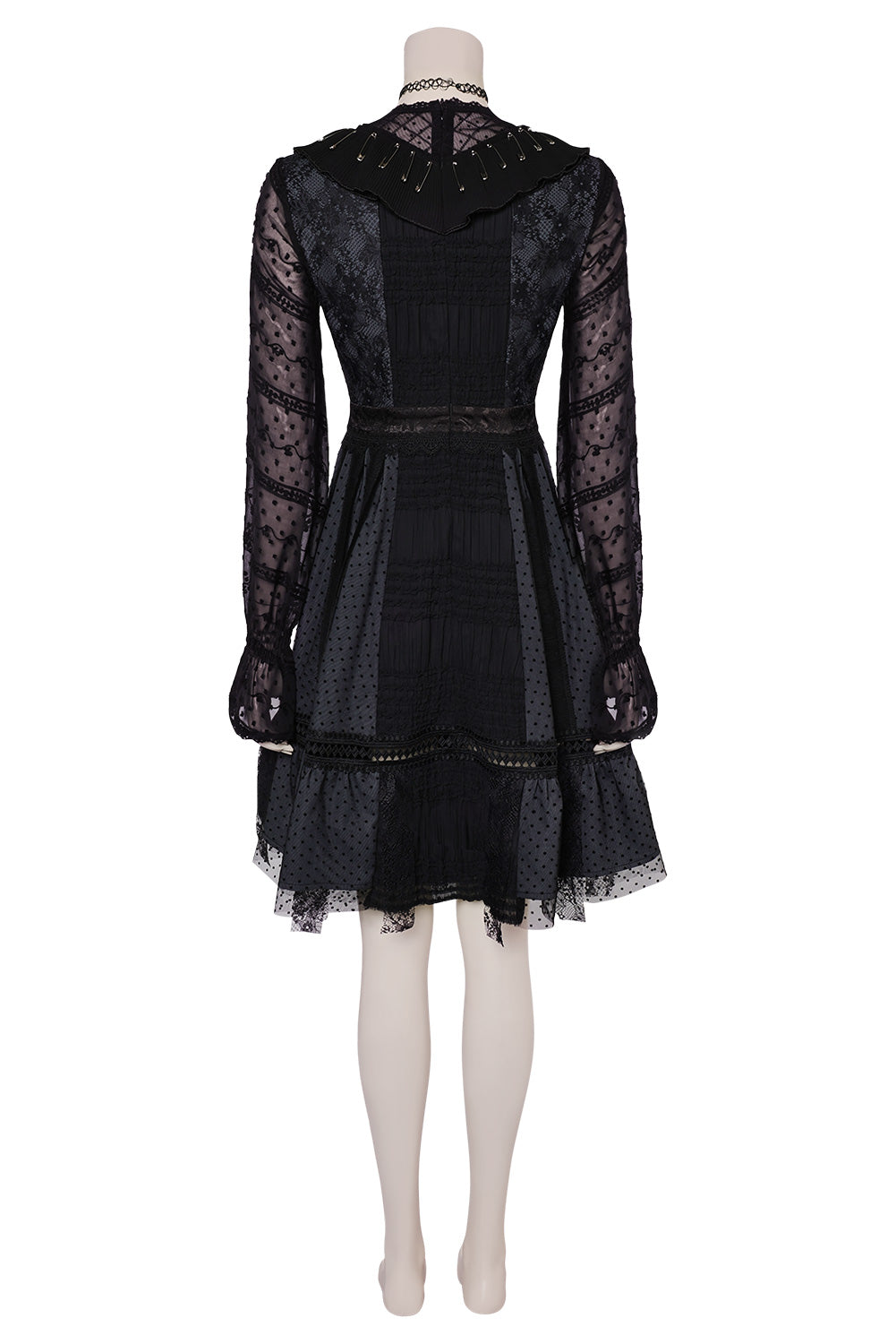Beetlejuice 2 Lydia Deetz Musical Lace Dress Outfits Halloween Carnival Suit Cosplay Costume