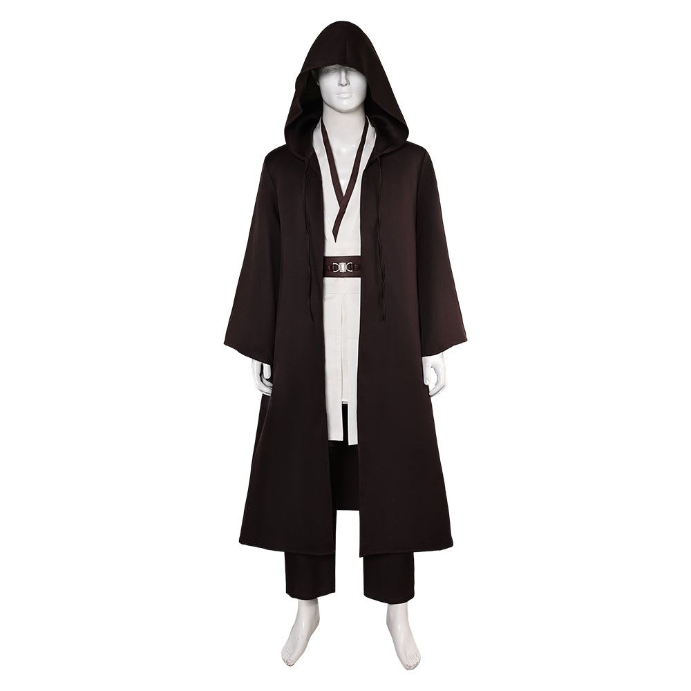 Obi-Wan Kenobi Jedi Outfits Full Set Cosplay Costume Halloween Carnival Suit
