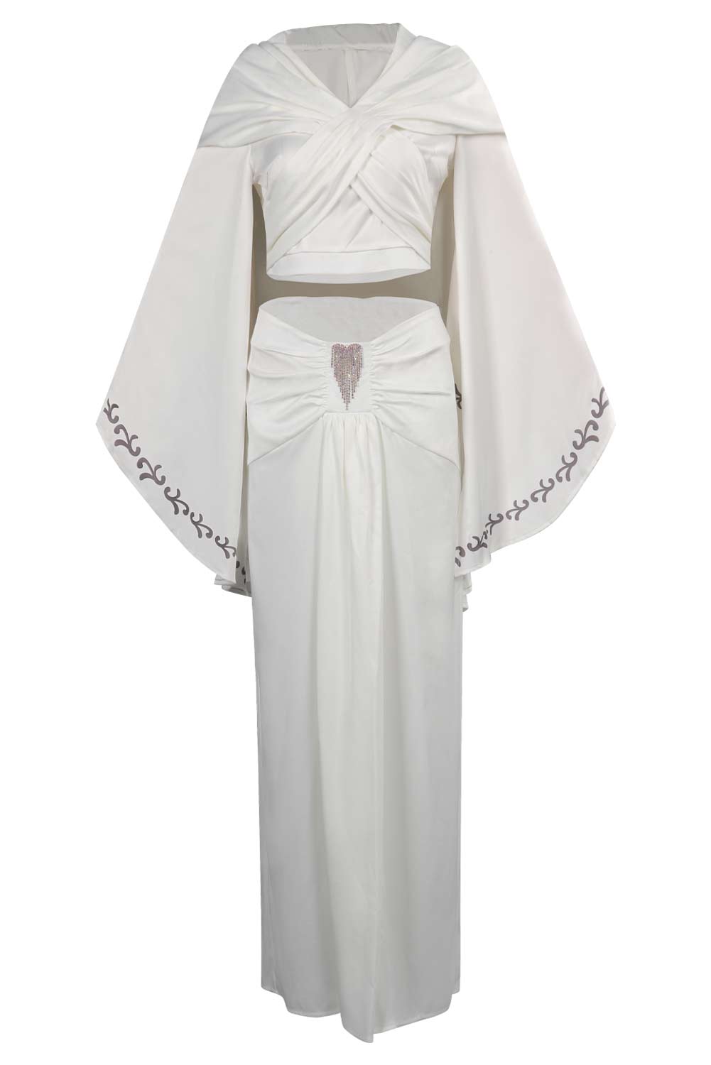 Padmé Amidala White Outfits Without Cloak Halloween Carnival Suit Cosplay Costume