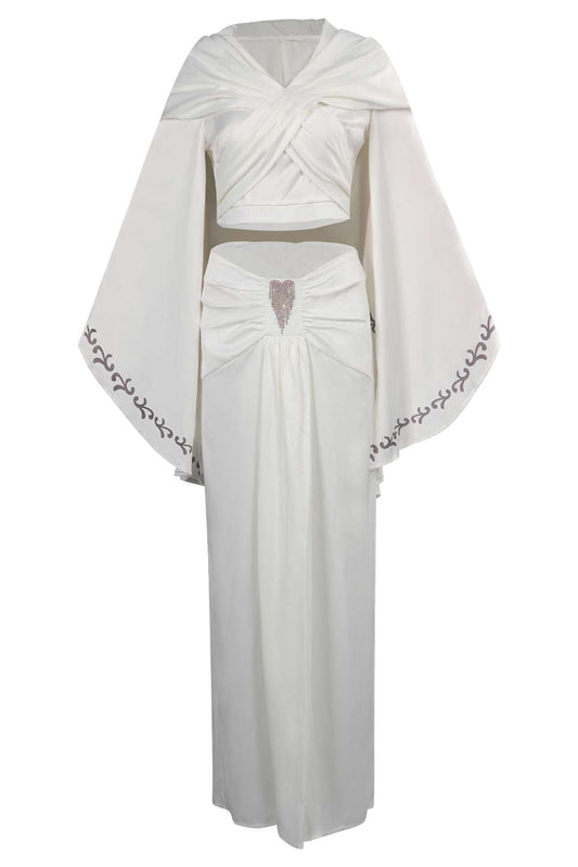 Padmé Amidala White Outfits Without Cloak Halloween Carnival Suit Cosplay Costume