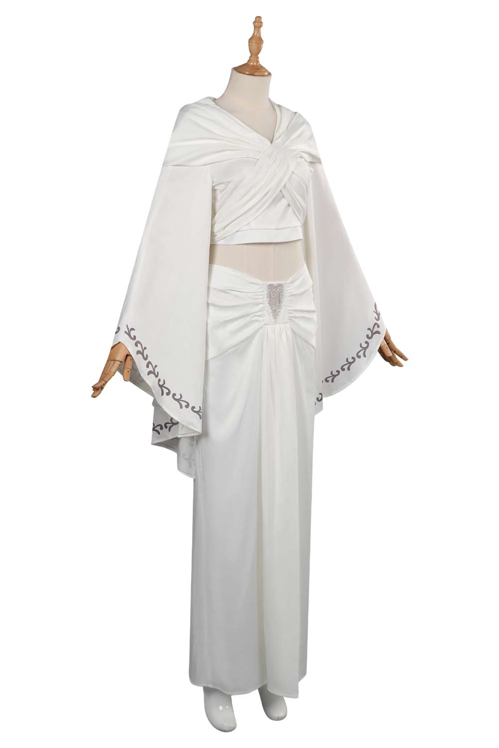 Padmé Amidala White Outfits Without Cloak Halloween Carnival Suit Cosplay Costume