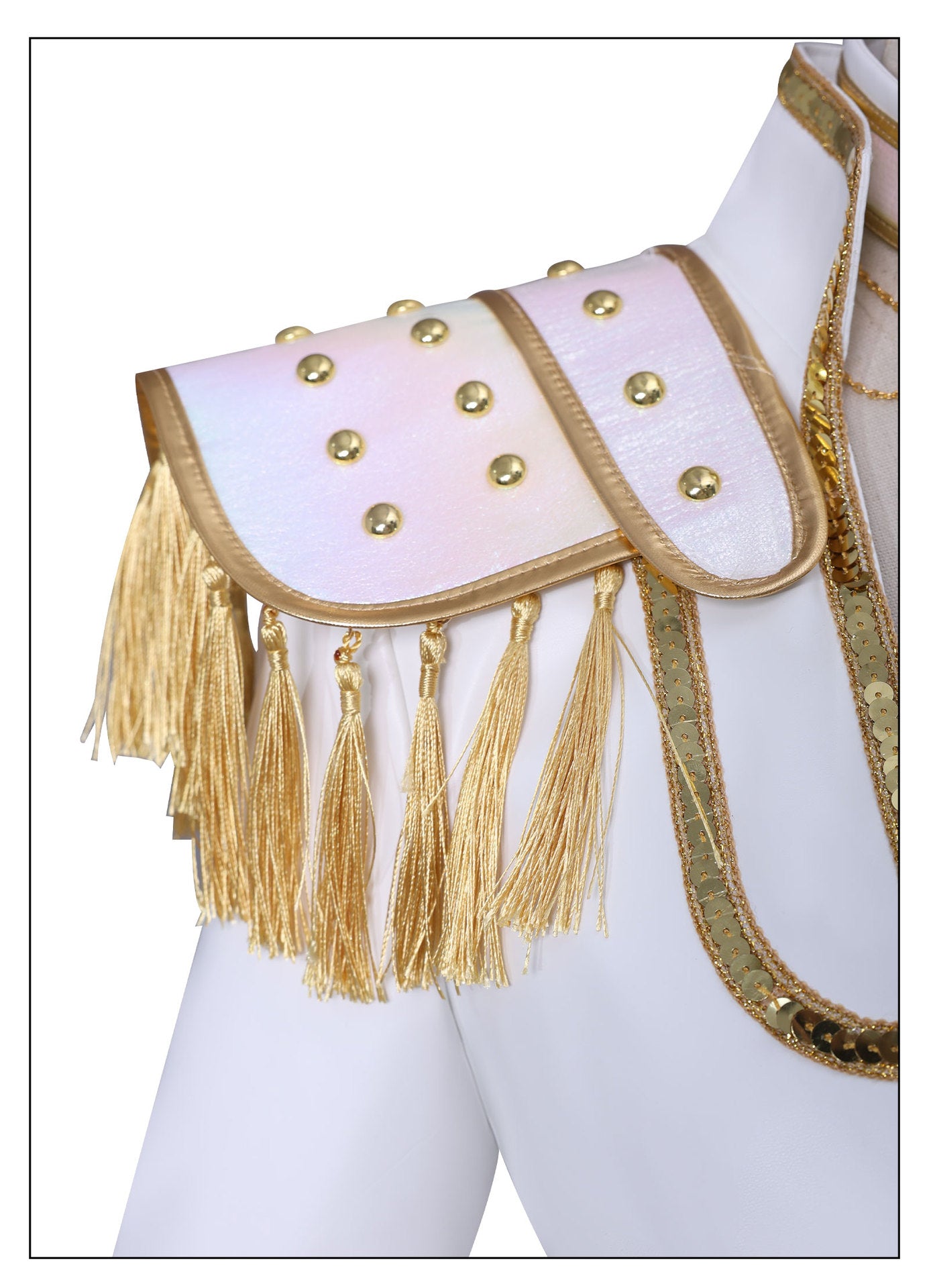 Kpop Demon Hunters Mira What It Sounds Like White Unifrom Stage Outfits Carnival Halloween Party Cosplay Costume