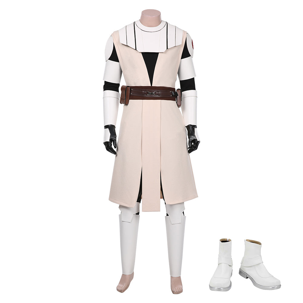 Obi-Wan Kenobi Coat Uniform Outfits Cosplay Costume Halloween Carnival Suit