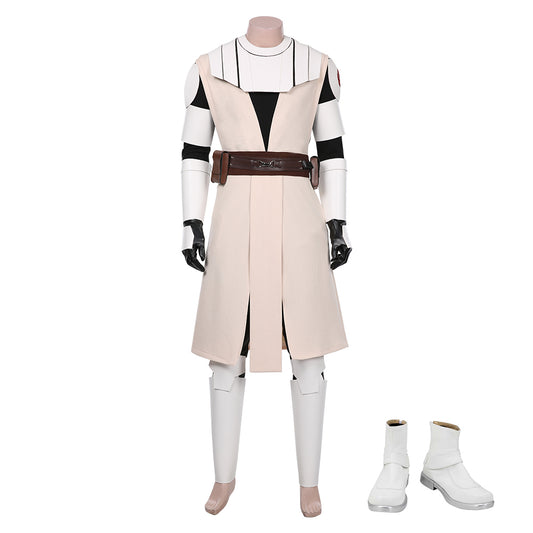 Obi-Wan Kenobi Coat Uniform Outfits Cosplay Costume Halloween Carnival Suit