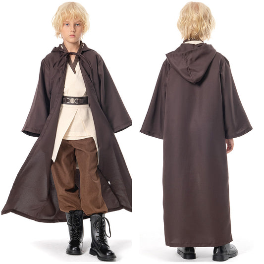 Obi-Wan Kenobi Kids Cosplay Costume Halloween Suit Child Version