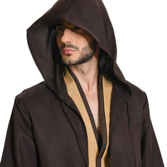 Obiwan Kenobi Jedi TUNIC Cosplay Costume Brown Version