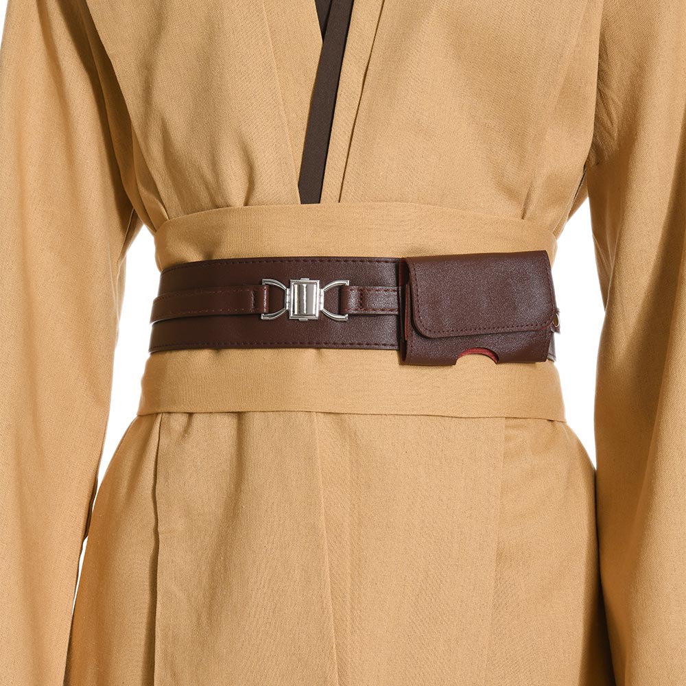 Obiwan Kenobi Jedi TUNIC Cosplay Costume Brown Version