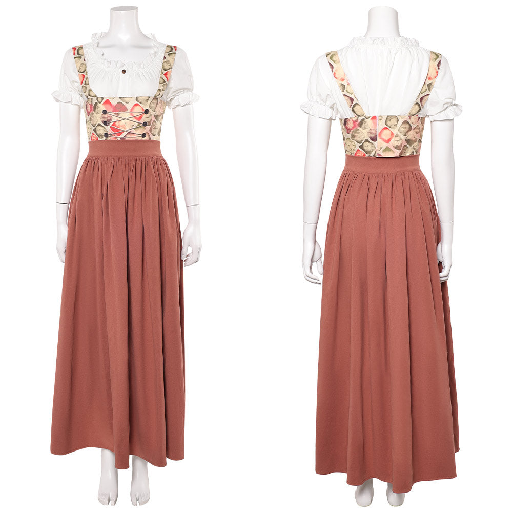 Oktoberfest 1900 Maria Hoflinger Women Bavaria Dress Halloween Carnival Party Cosplay Costume