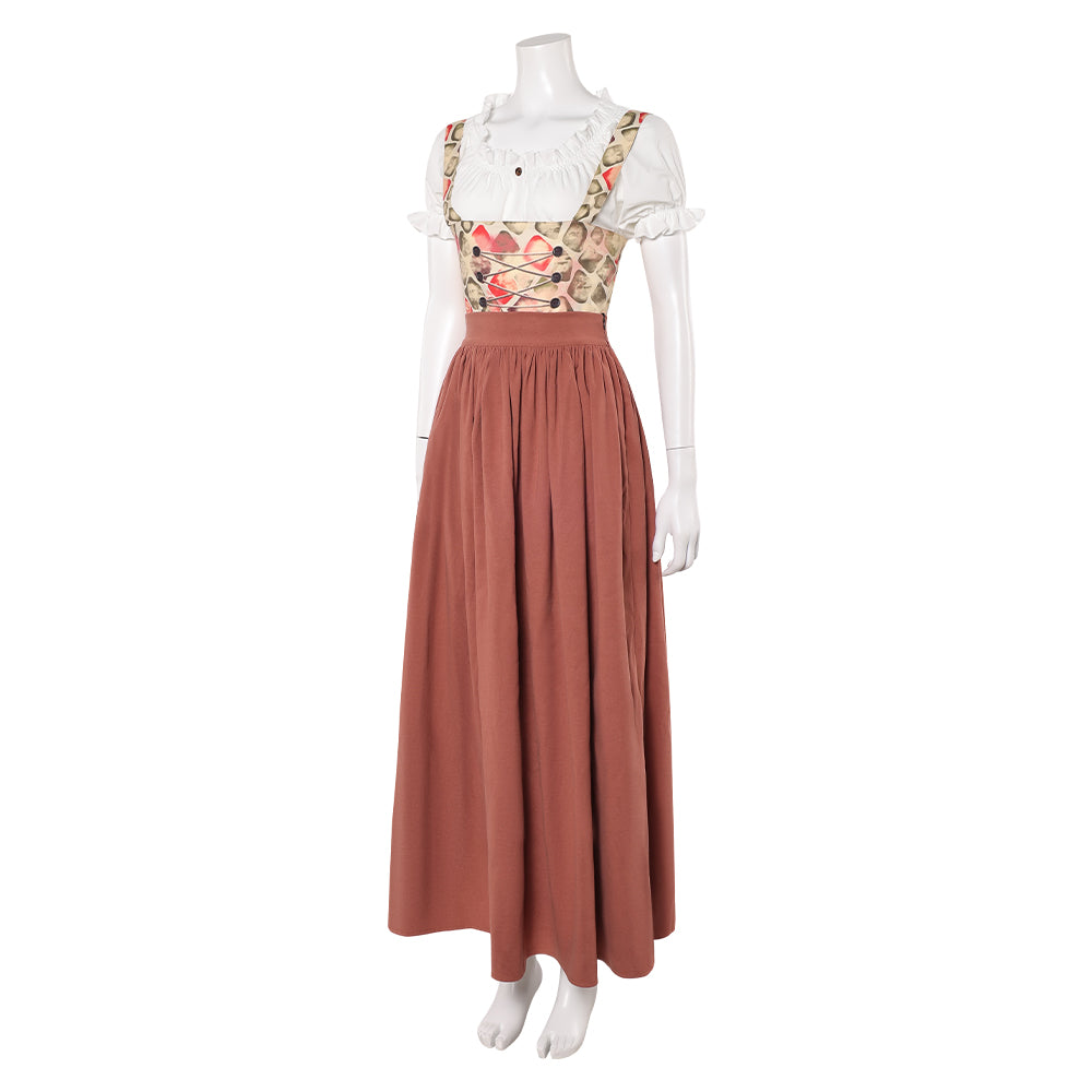 Oktoberfest 1900 Maria Hoflinger Women Bavaria Dress Halloween Carnival Party Cosplay Costume