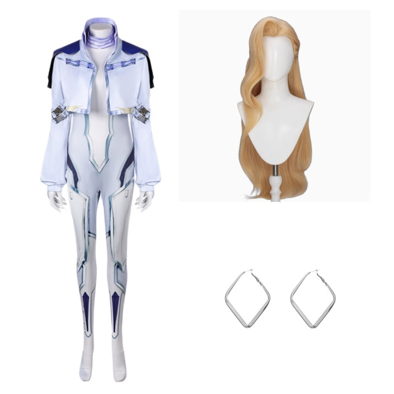 Rivals Dagger Fullset Jumpsuit Jacket Set Outfits Halloween Carnival Cosplay Costume