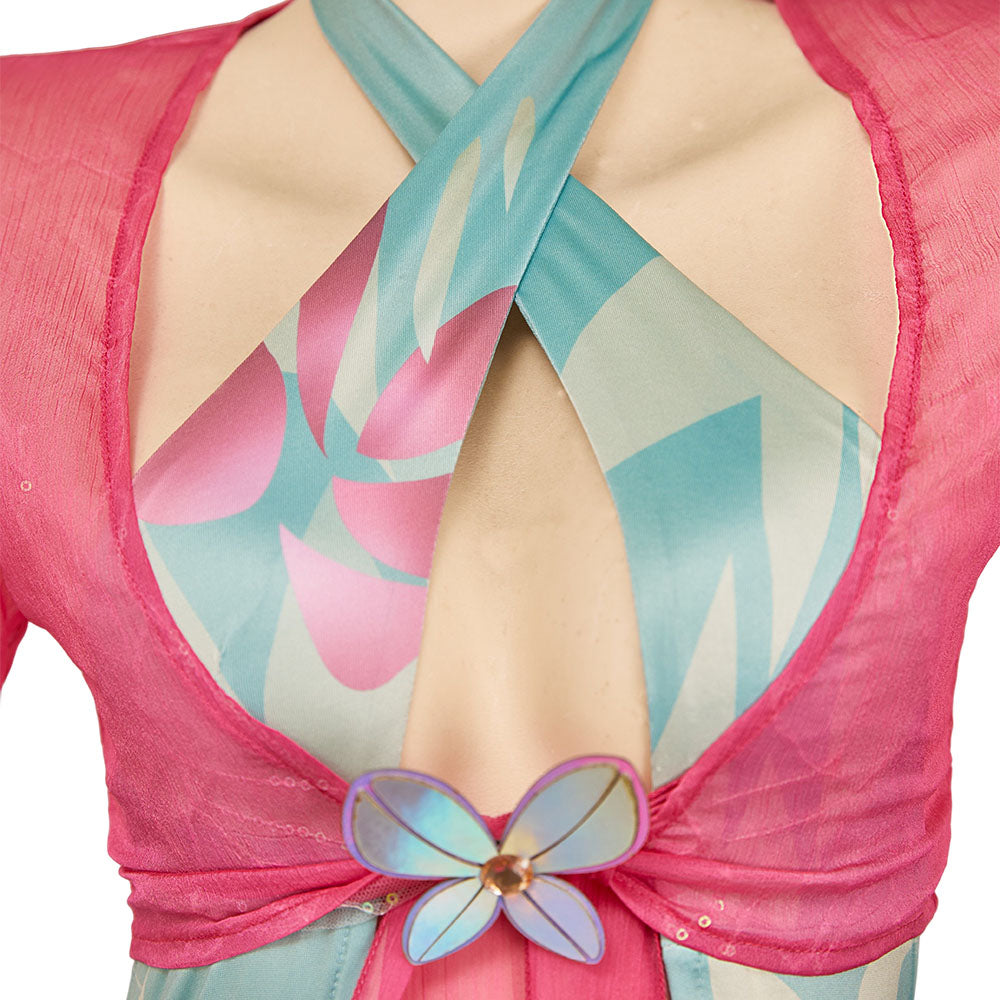 Rivals Psylocke Breezy Butterfly Swimsuit Set Halloween Carnival Party Cosplay Costume