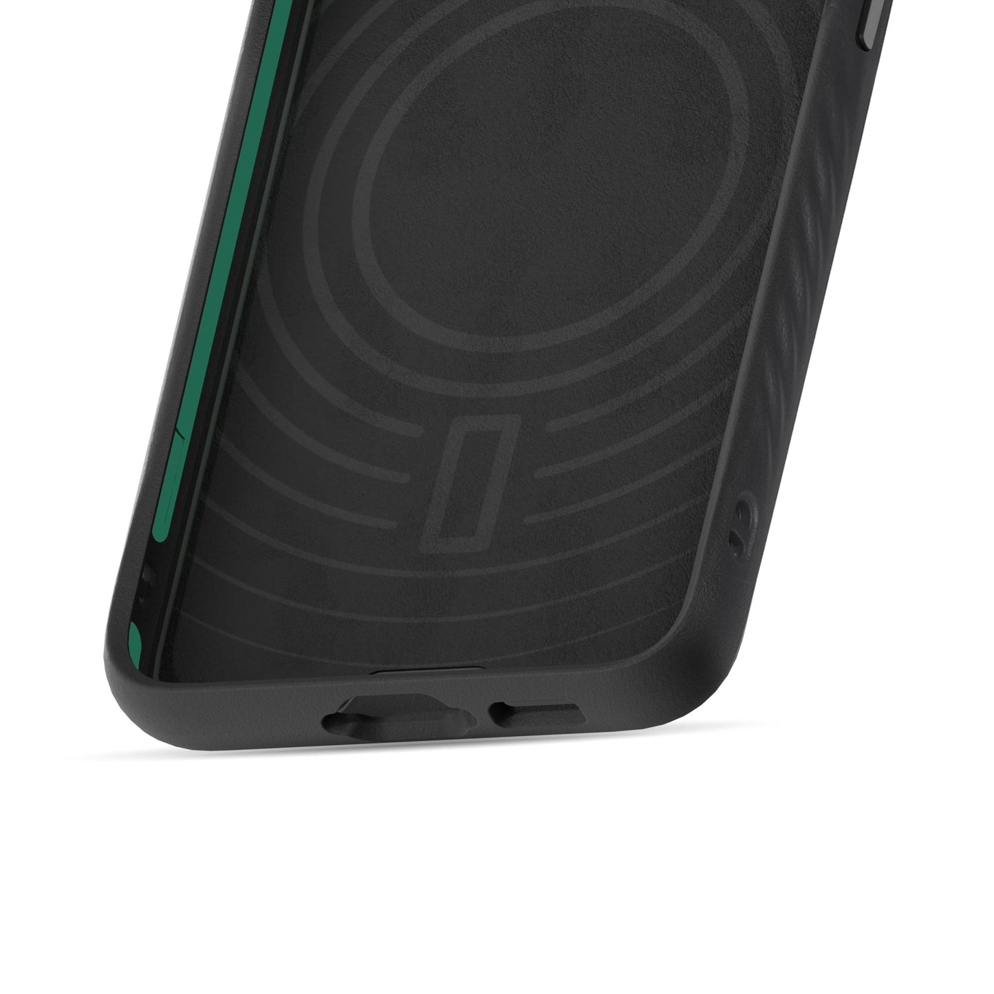 MagSafe® Compatible Black Leather Phone Case - Limitless 5.0