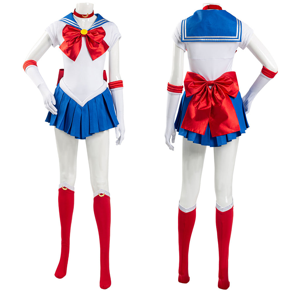 Sailor Moon Tsukino Usagi Uniform Dress Outfits Cosplay Costume