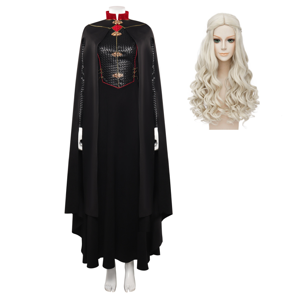 House of the Dragon Rhaenyra Targaryen Cosplay Costume Medieval Halloween Carnival Disguise Suit