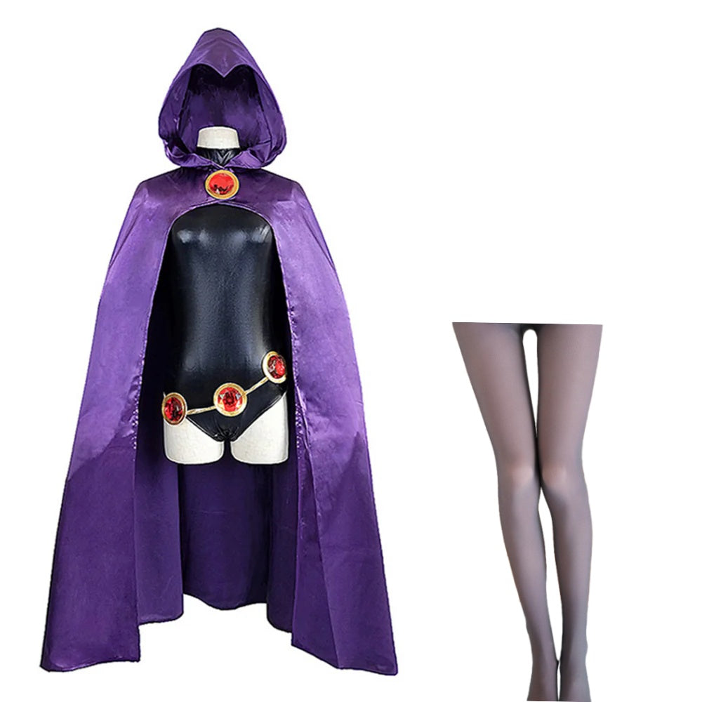 Teen Titans Raven Outfits Halloween Carnival Suit Cosplay Costume