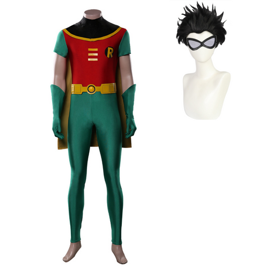 Teen Titans Robin Jumpsuit Outfits Cosplay Costume Halloween Carnival Suit