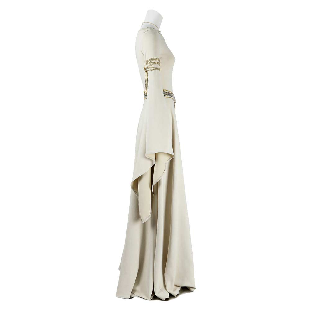 The Lord of the Rings Eowyn White Medieval Dress Halloween Carnival Party Cosplay Costume