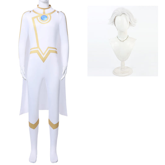 To Be Hero X Nice Men Cape Jumpsuit Set Halloween Carnival Party Cosplay Costume