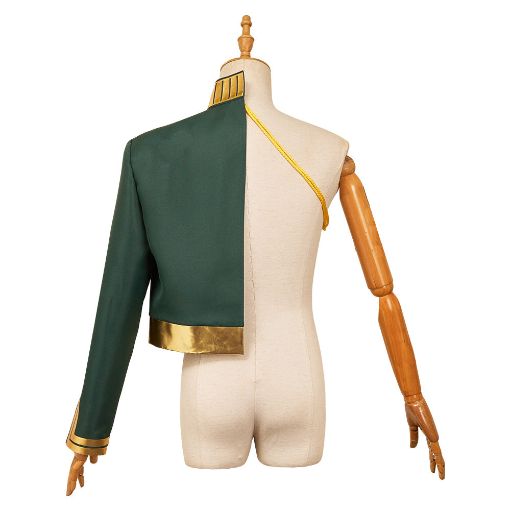 Wicked: For Good Fiyero One Shoulder Golden Trim Shawl Halloween Carnival Party Cosplay Costume