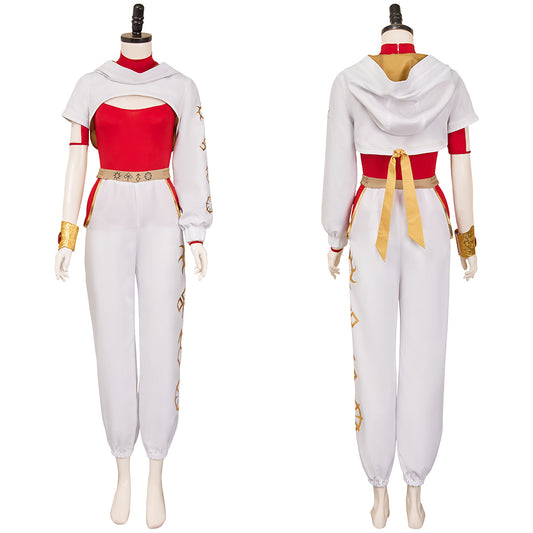 Zombies 4 Nova Red Top Pants Set Halloween Carnival Party Cosplay Costume